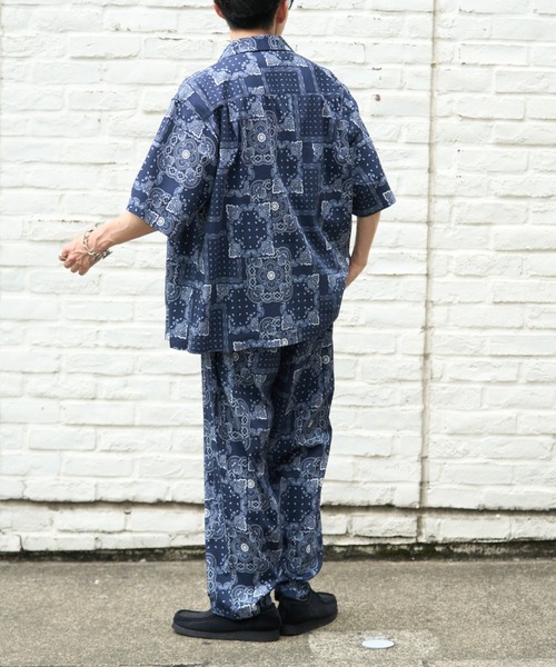 CIAOPANIC TYPY（チャオパニックティピー）の「■アフリカンバティックヴィンテージ柄イージーパンツ（その他パンツ・メンズ・ブラック/ネイビー・LARGE/MEDIUM）」の15枚目の写真