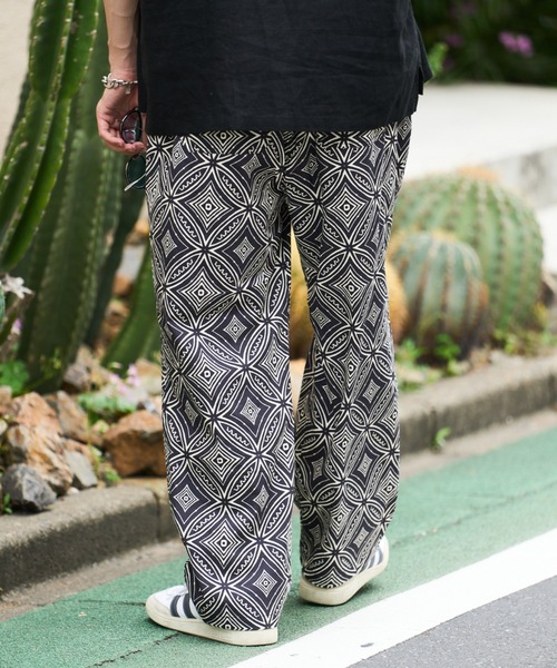 CIAOPANIC TYPY（チャオパニックティピー）の「■アフリカンバティックヴィンテージ柄イージーパンツ（その他パンツ・メンズ・ブラック/ネイビー・LARGE/MEDIUM）」の21枚目の写真