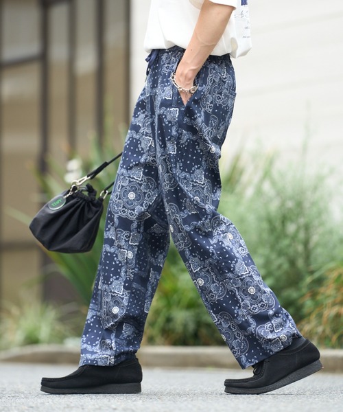 CIAOPANIC TYPY（チャオパニックティピー）の「■アフリカンバティックヴィンテージ柄イージーパンツ（その他パンツ・メンズ・ブラック/ネイビー・LARGE/MEDIUM）」の6枚目の写真