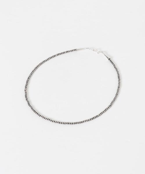 ERICKA NICOLAS BEGAY（エリッカ ニコラス ビゲイ）の「ERICKA NICOLAS BEGAY　Plain Design Necklace 3mm（ネックレス・レディース・シルバー・45）」の2枚目の写真