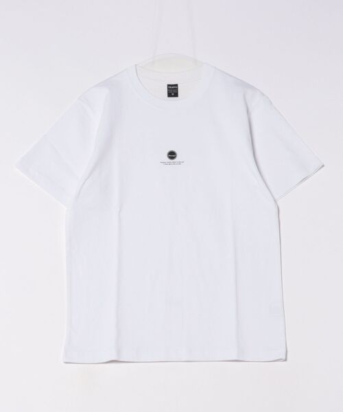 B'day(ビーデイ)の「ヘヴィウェイト天竺 プリント 半袖 クルーネック コットン100%(Tシャツ/カットソー・メンズ・ブラック/ホワイト/ライトオリーブ・LARGE/MEDIUM)」の2枚目の写真