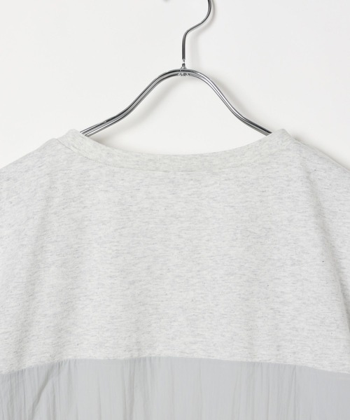 BAYFLOW（ベイフロー）の「サイドスピンドルチュニック（Tシャツ/カットソー・レディース・チャコール/ブルー/ホワイト・FREE）」の22枚目の写真