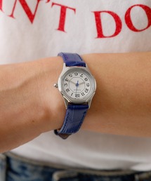 Rouge vif la cle（ルージュヴィフラクレ）の「【FLANEUR/フラヌール】腕時計/八角形/アラビア数字/レディース/腕時計/革ベルト/レザーベルト/シルバー/ゴールド/ピンクゴールド/ミニ/小さめ/小ぶり【WEB限定】（アナログ腕時計）」