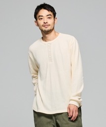 KRIFF MAYER | ハニカムワッフルヘンリーロンT(Tシャツ/カットソー)