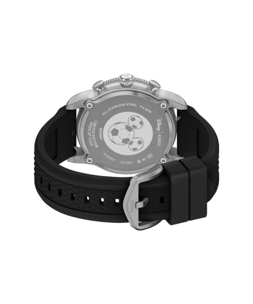 FOSSIL（フォッシル）の「フォッシル | ディズニー Disney Mickey Mouse x Fossil ミッキーマウス サッカー 限定版 腕時計 メンズ アナログ シリコン LE1203（アナログ腕時計・メンズ・ブラック・FREE）」の3枚目の写真