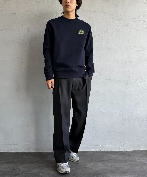 WEB先行予約】[FRED PERRY/フレッドペリー] TENNIS BADGE クルー