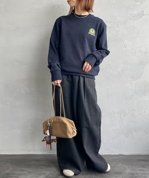セール】[FRED PERRY/フレッドペリー] TENNIS BADGE クルーネック 