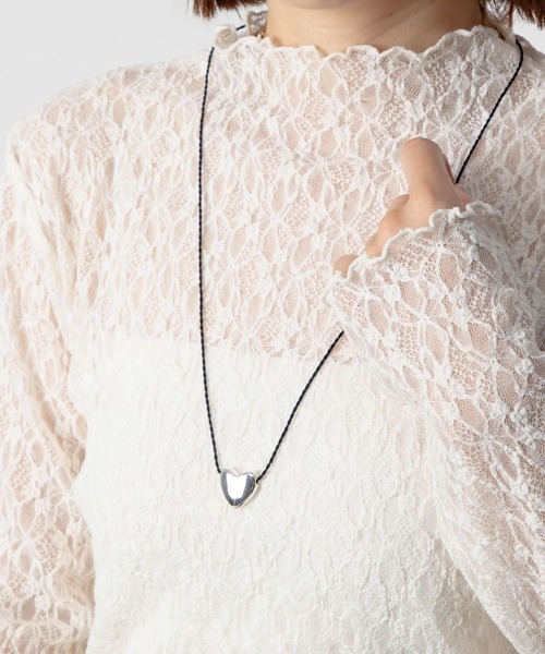ANNIKA INEZ(アニカイネズ)の「ANNIKA INEZ Heart Necklace, Sml アニカ イネズ ハート ネックレス(ネックレス・レディース・シルバー・FREE)」の1枚目の写真