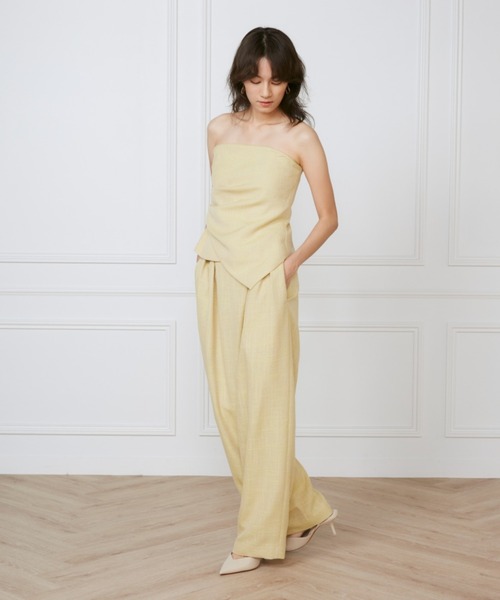 INED(イネド)の「ラップパンツ《la veille by SUPERIOR CLOSET》(その他パンツ・レディース・イエロー・7号/9号/11号)」の3枚目の写真