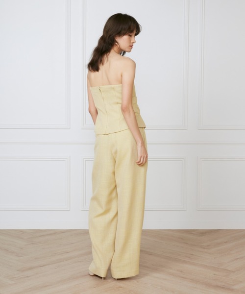 INED(イネド)の「ラップパンツ《la veille by SUPERIOR CLOSET》(その他パンツ・レディース・イエロー・7号/9号/11号)」の4枚目の写真