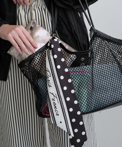 ZAKKA-BOX(ザッカボックス)の「メッシュトートバッグ(トートバッグ・レディース・ブラウン/ブラック・FREE)」の20枚目の写真