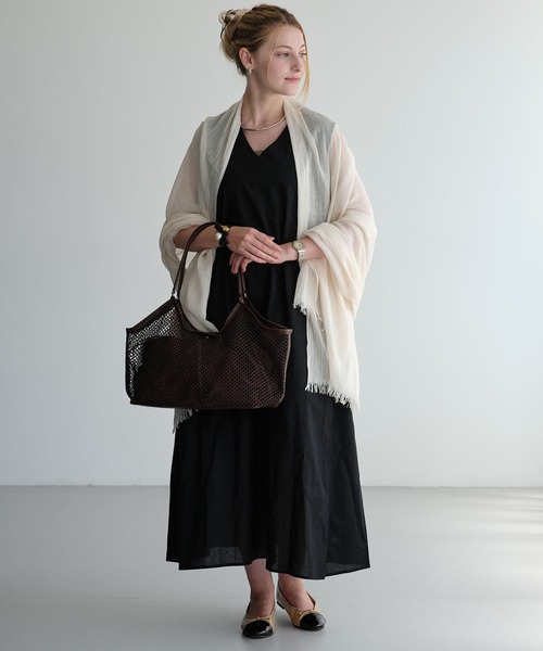 ZAKKA-BOX(ザッカボックス)の「メッシュトートバッグ(トートバッグ・レディース・ブラウン/ブラック・FREE)」の17枚目の写真