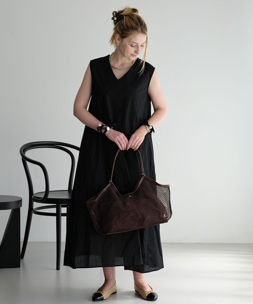 ZAKKA-BOX(ザッカボックス)の「メッシュトートバッグ(トートバッグ・レディース・ブラウン/ブラック・FREE)」の10枚目の写真