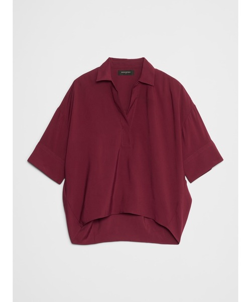 BANANA REPUBLIC FACTORY STORE(バナナリパブリック ファクトリーストア)の「BANANA REPUBLIC FACTORY STORE ドレーピー オーバーサイズトップ(シャツ/ブラウス・レディース・ブラック/ベージュ/ホワイト/ワインレッド/ネイビー・XS/S/M/L)」の9枚目の写真