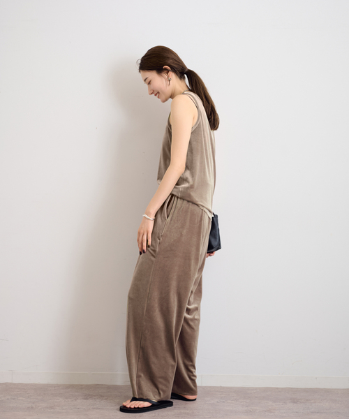 FRAMeWORK（フレームワーク）の「GREYCHORD/グレーコード NIKI NOSLEEVE（タンクトップ・レディース・ブラウン/ウッド・FREE）」の12枚目の写真