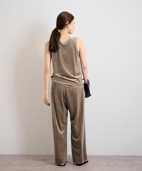FRAMeWORK（フレームワーク）の「GREYCHORD/グレーコード NIKI NOSLEEVE（タンクトップ・レディース・ブラウン/ウッド・FREE）」の14枚目の写真