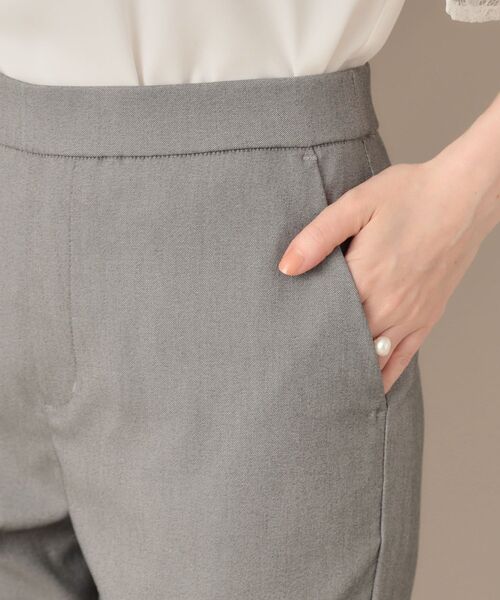 couture brooch(クチュールブローチ)の「【らくちん・キレイ見え】リボンハイパーストレッチパンツ(その他パンツ・レディース・ブラック/グレー・36/38/40/42)」の11枚目の写真