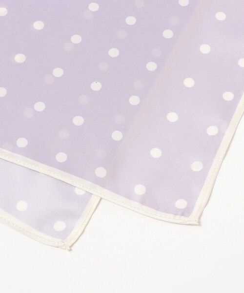 B:MING by BEAMS（ビーミングバイビームス）の「ドット柄 スカーフ（バンダナ/スカーフ・レディース・ブラウン/パープル系その他4/ブラック・ONE SIZE）」の10枚目の写真