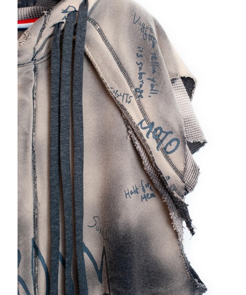 SEVESKIG（セヴシグ）の「SEVESKIG/セブシグ/NS HOODIE_SW-SV-NRS-1003（パーカー・メンズ・ブラック/レッド・SMALL/MEDIUM/LARGE/X-LARGE）」の5枚目の写真
