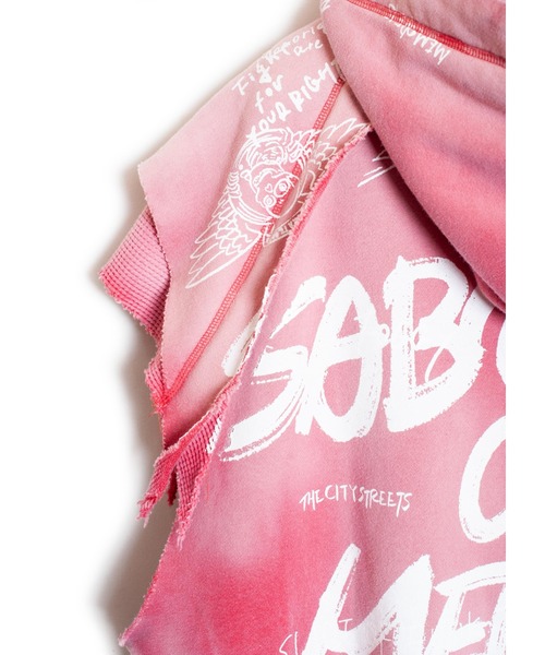 SEVESKIG（セヴシグ）の「SEVESKIG/セブシグ/NS HOODIE_SW-SV-NRS-1003（パーカー・メンズ・ブラック/レッド・SMALL/MEDIUM/LARGE/X-LARGE）」の11枚目の写真