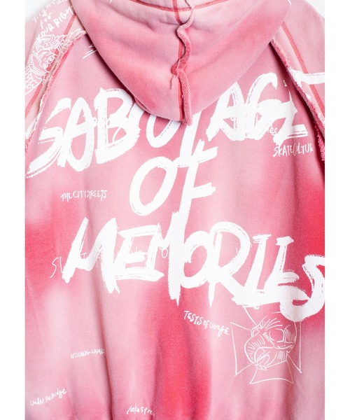 SEVESKIG（セヴシグ）の「SEVESKIG/セブシグ/NS HOODIE_SW-SV-NRS-1003（パーカー・メンズ・ブラック/レッド・SMALL/MEDIUM/LARGE/X-LARGE）」の12枚目の写真