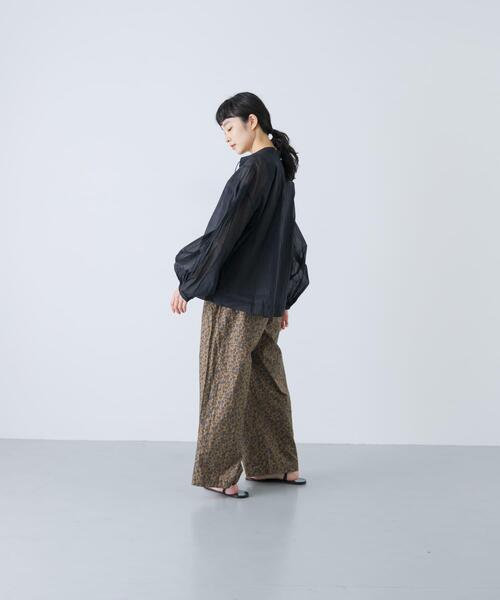 かぐれ（カグレ）の「コットンオーガンジーブラウス（シャツ/ブラウス