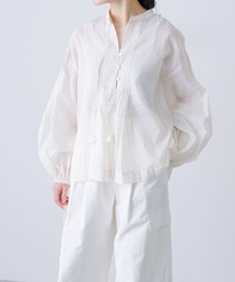 かぐれ | コットンオーガンジーブラウス(シャツ/ブラウス)