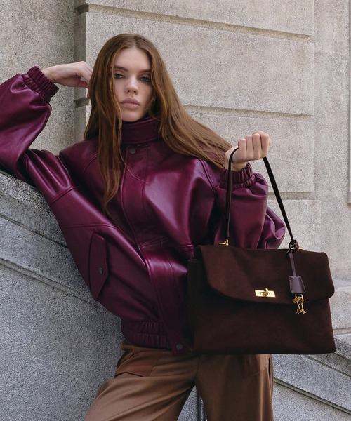 チャールズアンドキース ケリー CHARLES & KEITH Kerry ケリー トップハンドルサッチェルバッグ