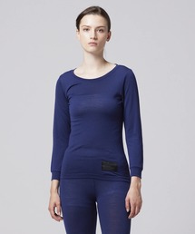 TAION（タイオン）の「【TAION(タイオン)】〈ウィメンズ〉メリノウール アンダーウェア ロングスリーブ Tシャツ（インナーウェア/肌着）」