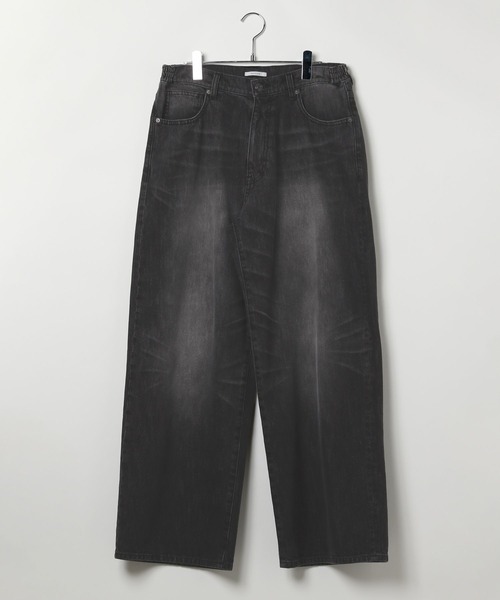 BAYFLOW（ベイフロー）の「[セットアップ可]イージーワイドデニムパンツ（デニムパンツ・メンズ・ブラック・MEDIUM/LARGE）」の8枚目の写真