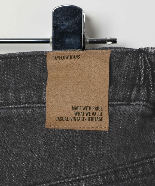 BAYFLOW（ベイフロー）の「[セットアップ可]イージーワイドデニムパンツ（デニムパンツ・メンズ・ブラック・MEDIUM/LARGE）」の15枚目の写真