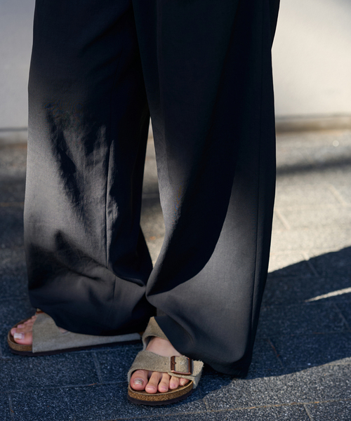 FRAMeWORK（フレームワーク）の「≪追加≫ 手洗い可 / ポリエステルツイルリラックスパンツ（その他パンツ・レディース・ネイビー/ベージュ/ブラック・34/36/38/40）」の17枚目の写真