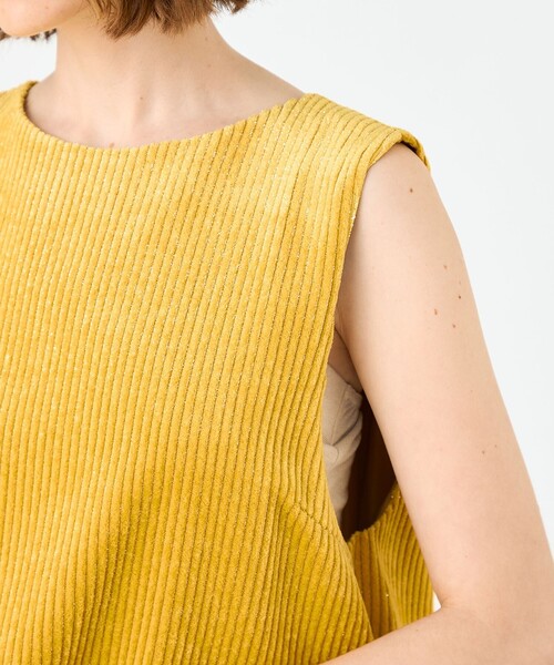 ラメコーデュロイ フロンタブルトップス（シャツ/ブラウス）｜BALLSEY