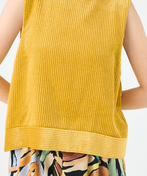 BALLSEY（ボールジィ）の「ラメコーデュロイ フロンタブルトップス（シャツ/ブラウス・レディース・イエロー/ブラウン・36）」の10枚目の写真
