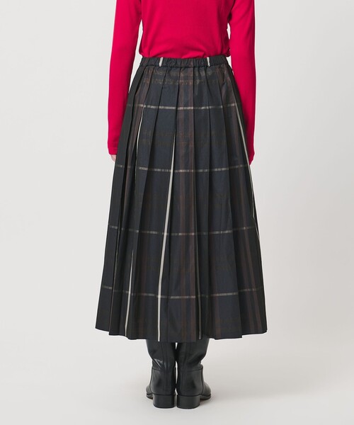 チェック タフタ プリーツスカート（スカート）｜UNITED ARROWS