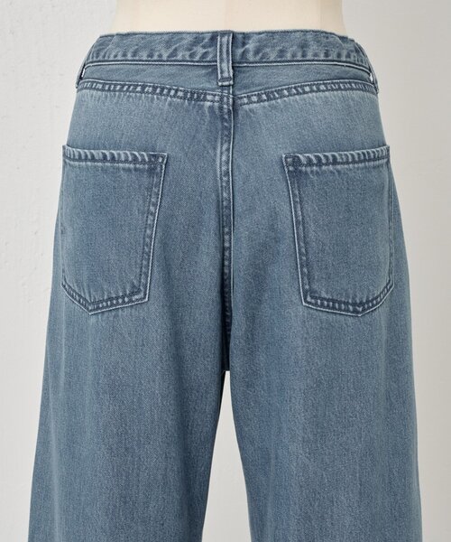 BEARDSLEY（ビアズリー）の「ドロストストレートデニム《FRIPIER》（デニムパンツ・レディース・インディゴブルー/サックスブルー・2/1/0）」の22枚目の写真