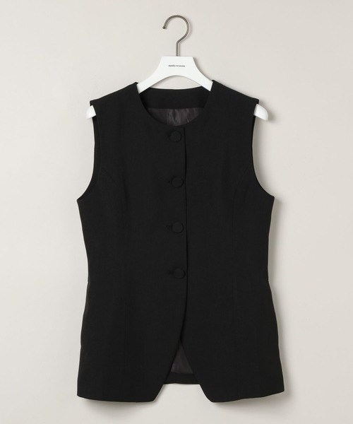 mysty woman（ミスティウーマン）の「クルーネックベスト　588893（ベスト・レディース・ブラック/ベージュ・FREE）」の19枚目の写真