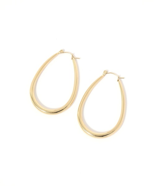 LEPSIM（レプシィム）の「ステンレスフープピアス　587107（ピアス（両耳用）・レディース・ゴールド・ONE SIZE）」の3枚目の写真
