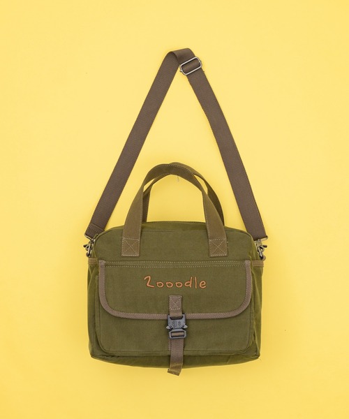 Zooodle(ズードル)の「Logo shoulder bag - ロゴショルダーバッグ -(トートバッグ・メンズ・ブラウン/カーキ・FREE)」の16枚目の写真