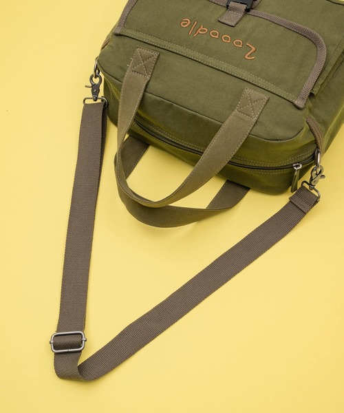 Zooodle(ズードル)の「Logo shoulder bag - ロゴショルダーバッグ -(トートバッグ・メンズ・ブラウン/カーキ・FREE)」の18枚目の写真