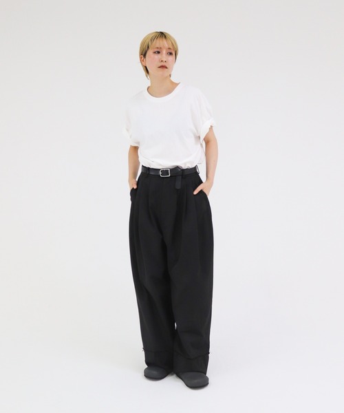 lit(リット)の「Tattoo Back Print TEE(Tシャツ/カットソー・レディース・ブラック/ワイン/ブルー/ライトカーキ・FREE)」の7枚目の写真