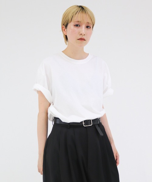 lit(リット)の「Tattoo Back Print TEE(Tシャツ/カットソー・レディース・ブラック/ワイン/ブルー/ライトカーキ・FREE)」の6枚目の写真