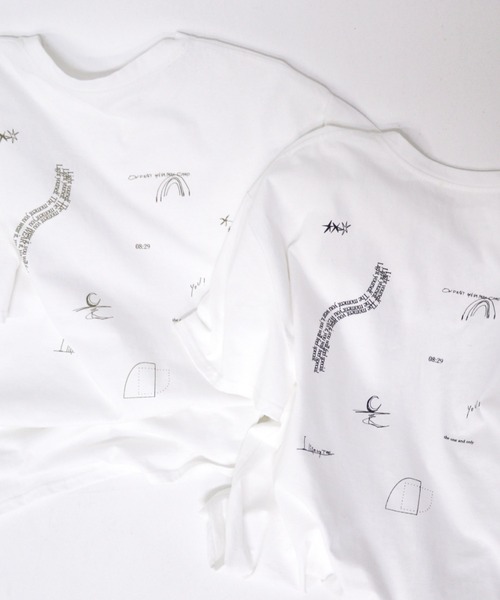 lit(リット)の「Tattoo Back Print TEE(Tシャツ/カットソー・レディース・ブラック/ワイン/ブルー/ライトカーキ・FREE)」の20枚目の写真