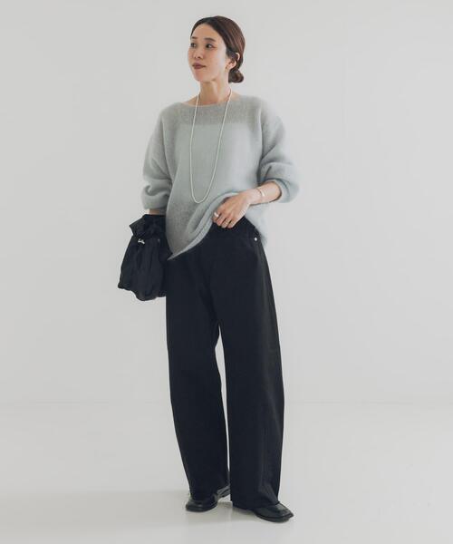 セール】コットンサテンカットオフカーブパンツ（その他パンツ