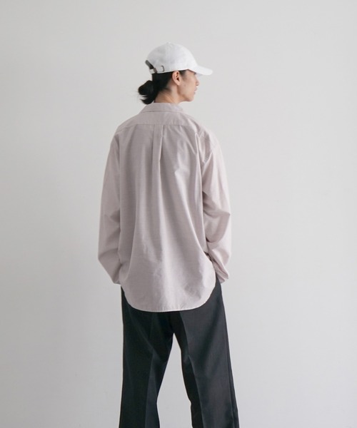 OLD FOLK HOUSE(オールドフォークハウス)の「OLD FOLK HOUSE Cotton & lyocell lounge shirt(シャツ/ブラウス・メンズ・ホワイト系その他・4)」の2枚目の写真