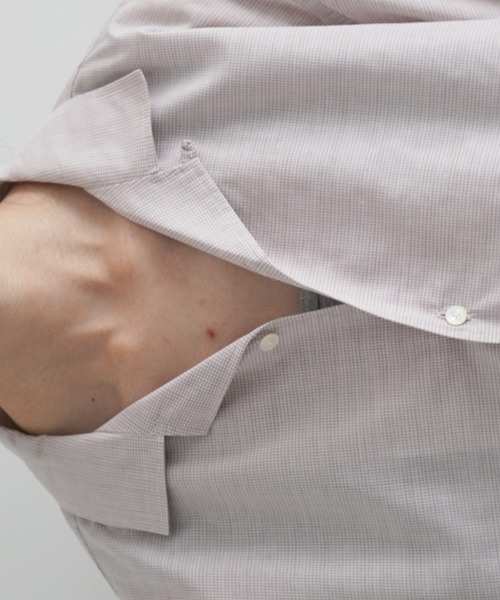 OLD FOLK HOUSE(オールドフォークハウス)の「OLD FOLK HOUSE Cotton & lyocell lounge shirt(シャツ/ブラウス・メンズ・ホワイト系その他・4)」の6枚目の写真