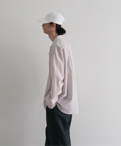 OLD FOLK HOUSE(オールドフォークハウス)の「OLD FOLK HOUSE Cotton & lyocell lounge shirt(シャツ/ブラウス・メンズ・ホワイト系その他・4)」の7枚目の写真