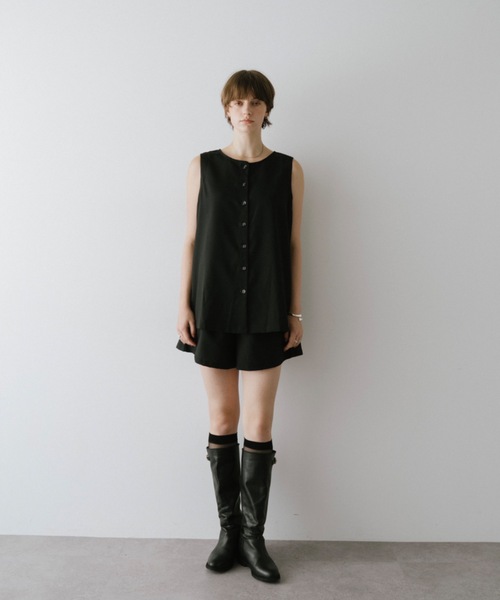 DRWCYS（ドロシーズ）の「2ピースジレライクショーパンセット（その他トップス・レディース・ブラック/グレー・FREE）」の3枚目の写真