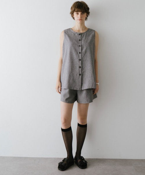 DRWCYS（ドロシーズ）の「2ピースジレライクショーパンセット（その他トップス・レディース・ブラック/グレー・FREE）」の14枚目の写真