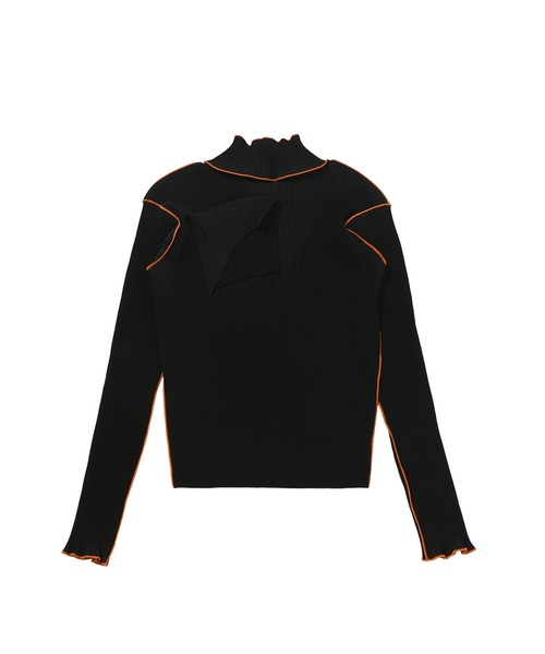 コトハヨコザワ kotohayokozawa 別注Wave 2piece t kotohayokozawa TD WAVE LONG SLEEVE TOP HIGH NECK TYPE TDX5A